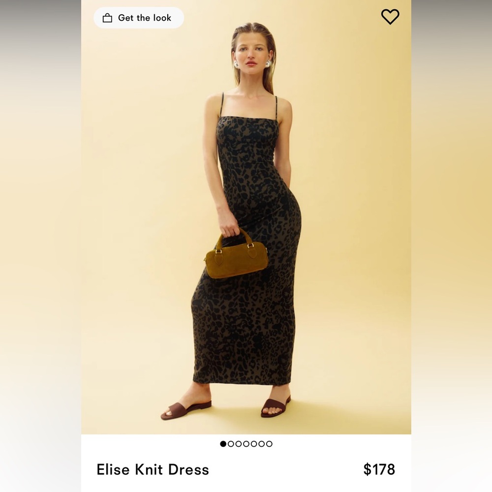 Reformation Elise knit dress